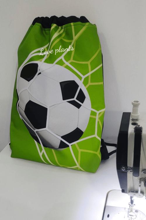 workoplecak z motywem piłkarskim