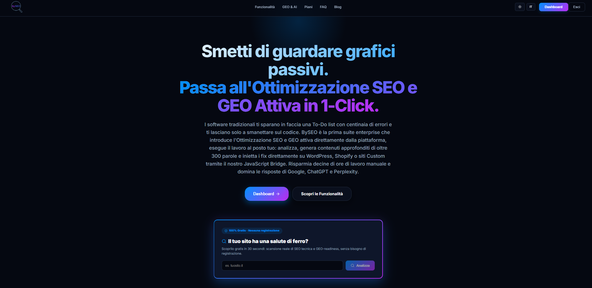Progetto BySEO - Software as Service BySys (2/6)