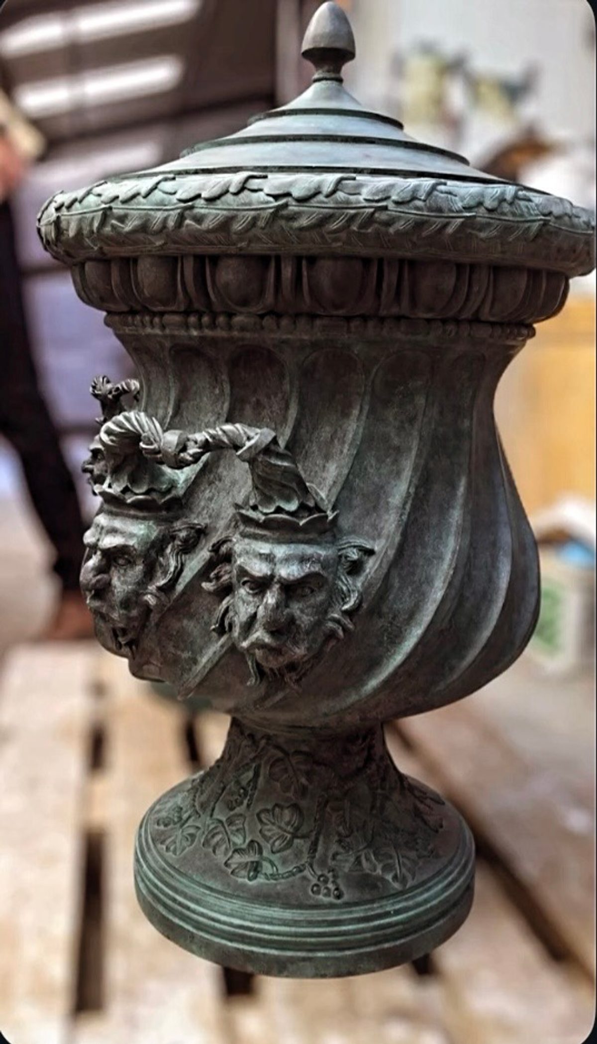 Cast Bronze Garden Sculpture