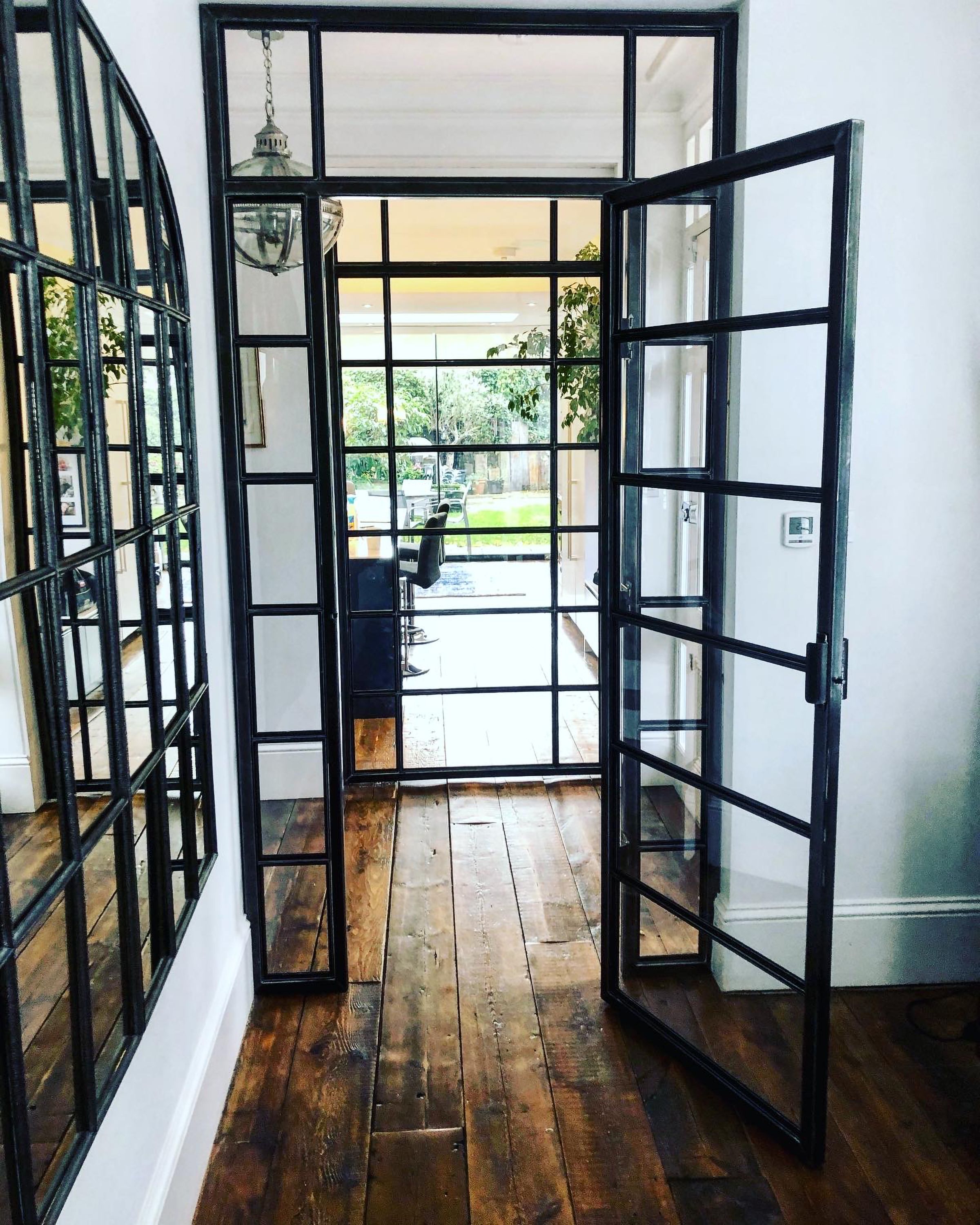 Steel framed screens and doors