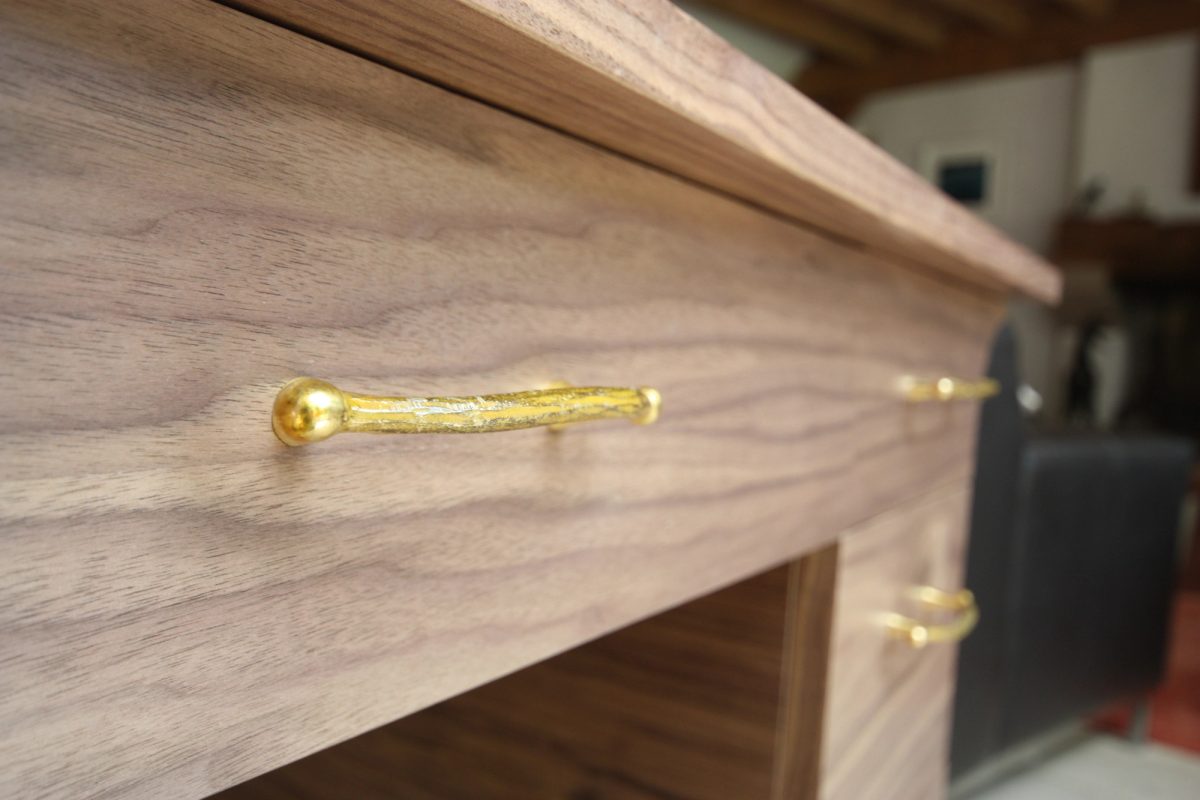 Walnut Veneered Dressing Table