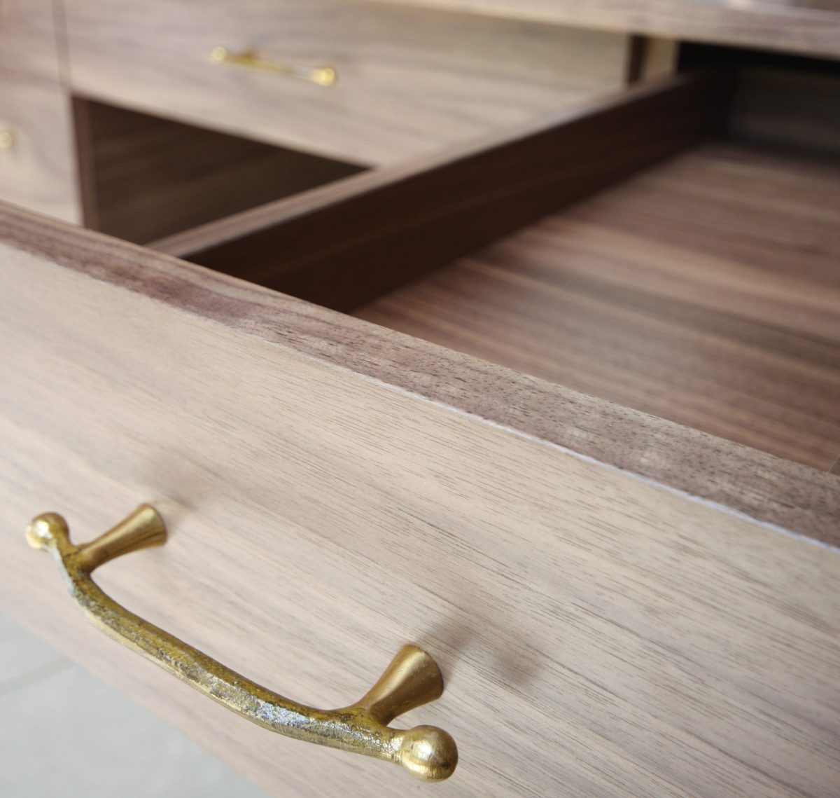 Walnut Veneered Dressing Table