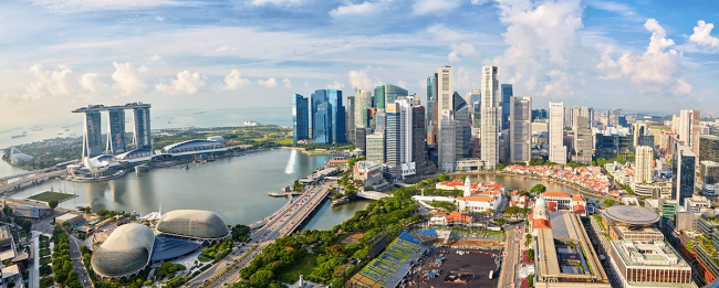 Singapore skyline