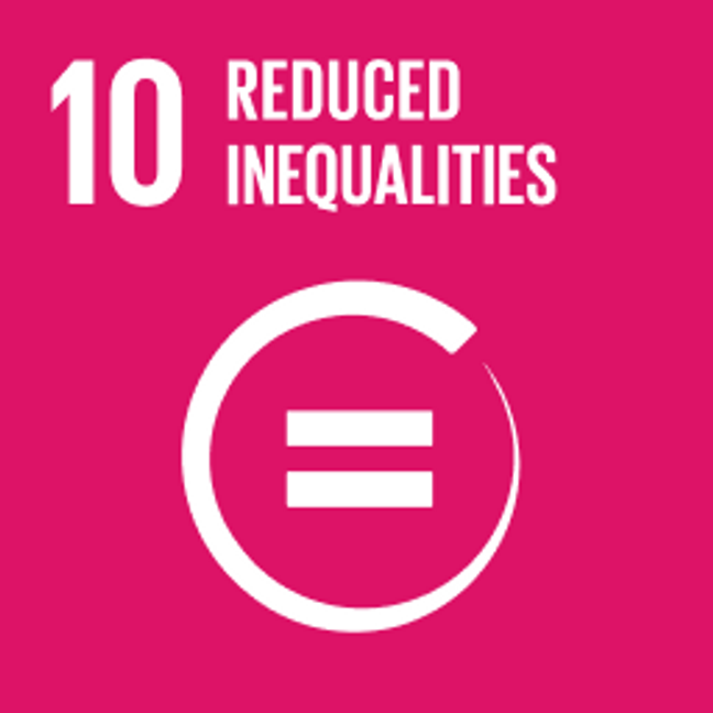 UN Sustainable Development Goals Reduced Inequalities