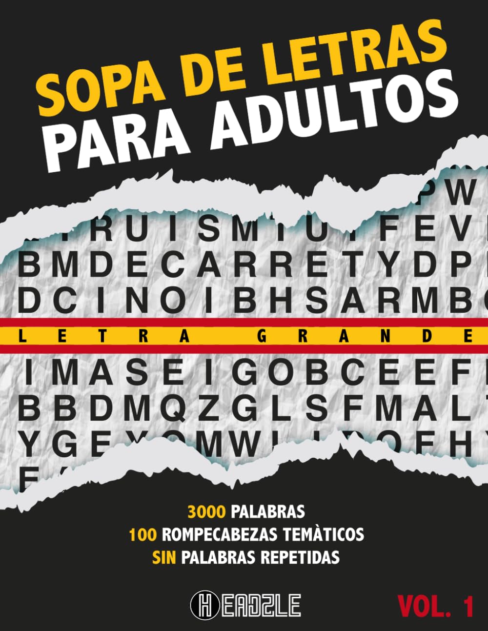 Sopa De Letras Para Adultos Vol 1 cover