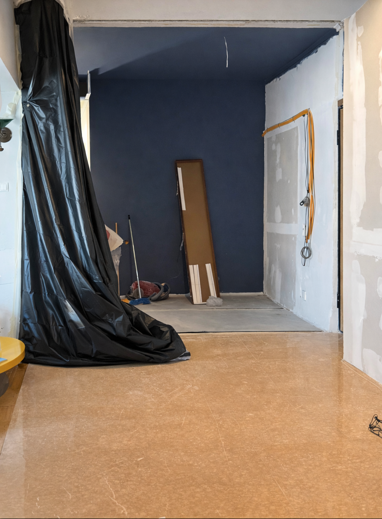 ...and after the demolition of the wall.