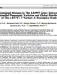 First page of the Cell Journal paper 'A Mutational Hotspot in the LAMP2 Gene', showing the title, authors and abstract.
