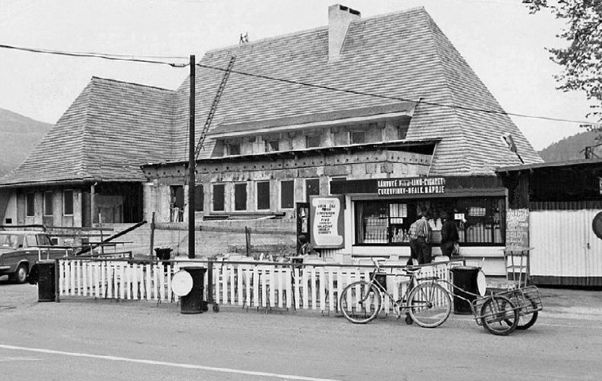 Nový motorest Eroplán v polovině 80. let