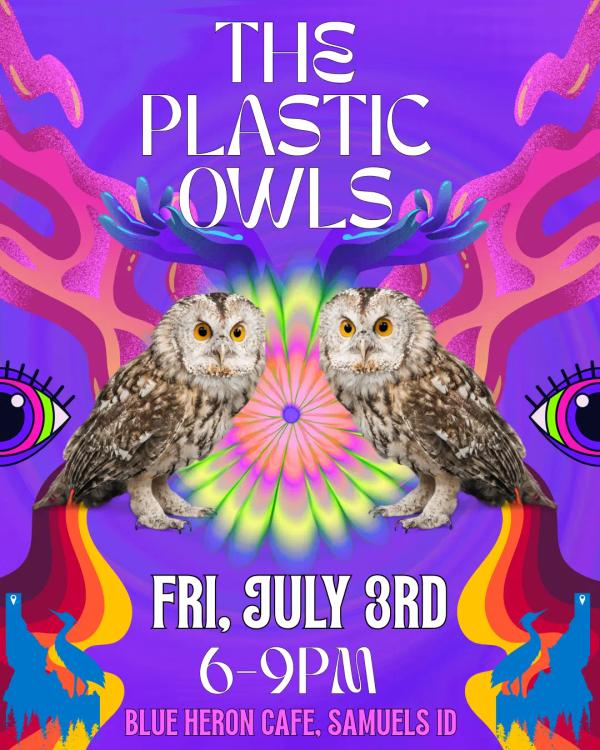 The Plastic Owls Event Poster