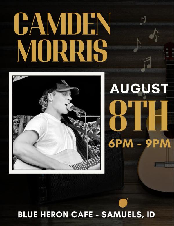 Camden Morris from Nashville Event Poster