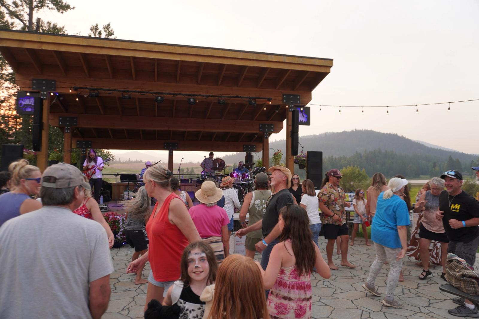 Crowds enjoy Jam Shack at the Customer Appreciation Party