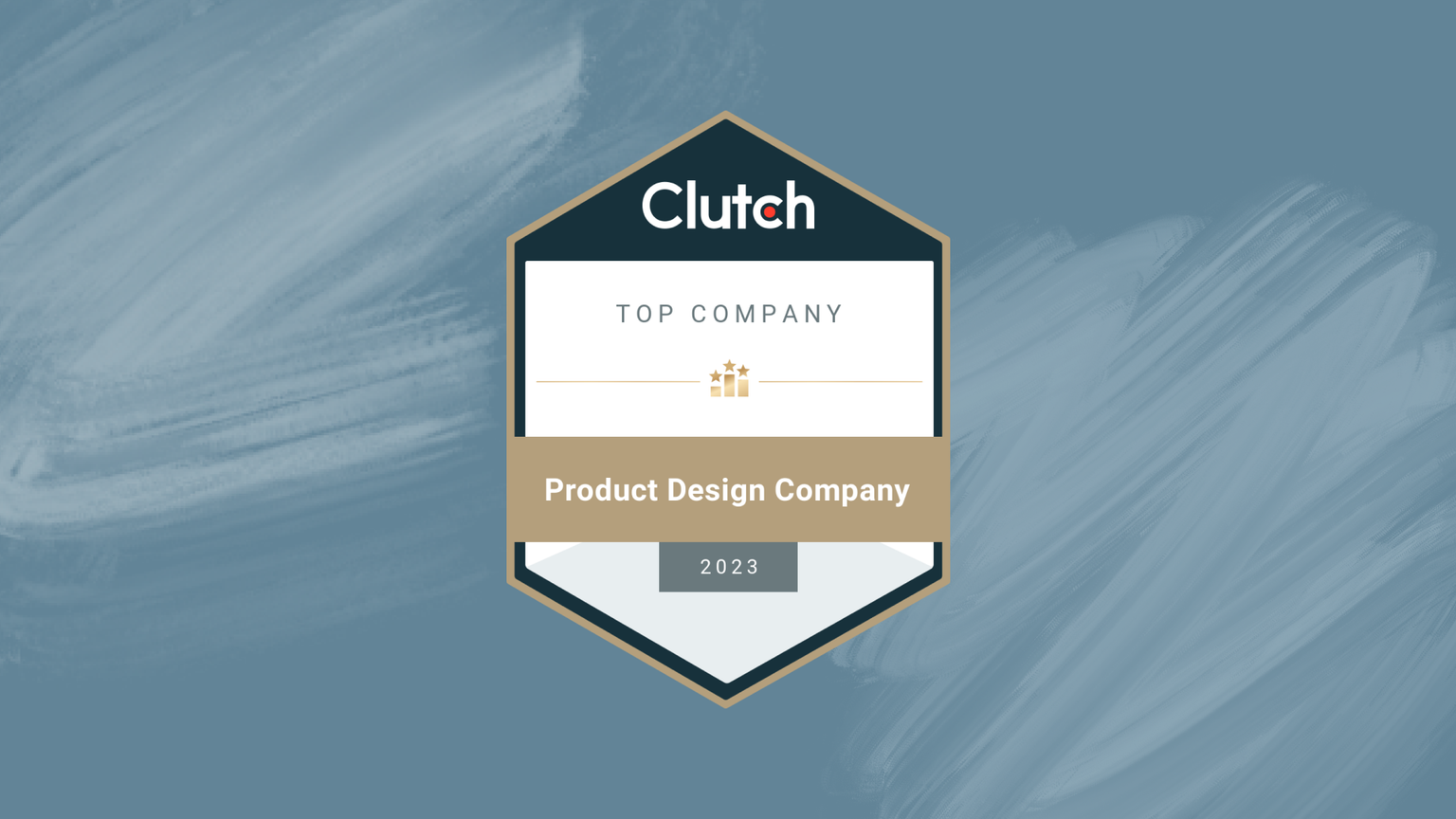 Clutch badge for top product design company