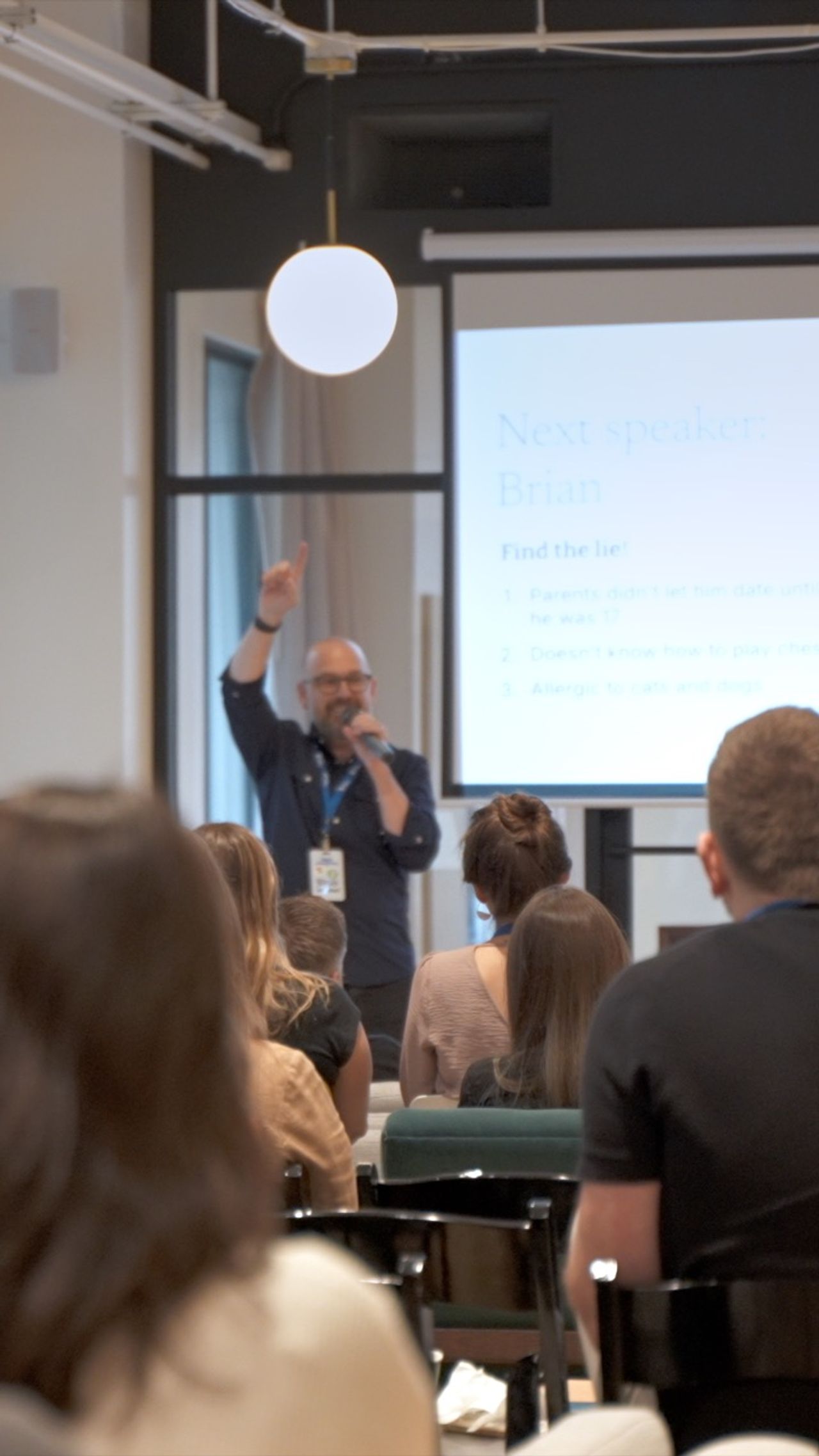 CEO Brian McIntire speaks at Think Week
