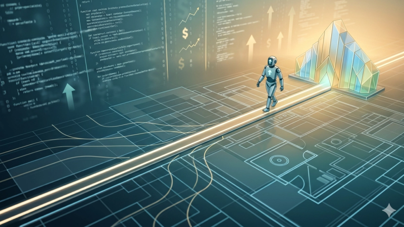 Robot walking on transformational path