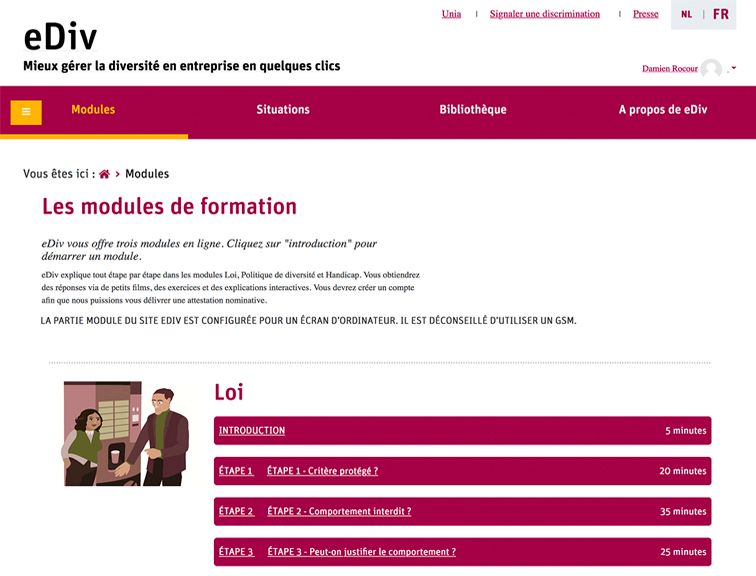 UNIA - Modules formations en mode Accessible