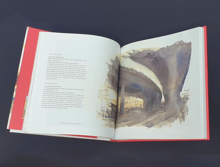 Jean Carlos Figuera - Paris rive droite - aquarelles
