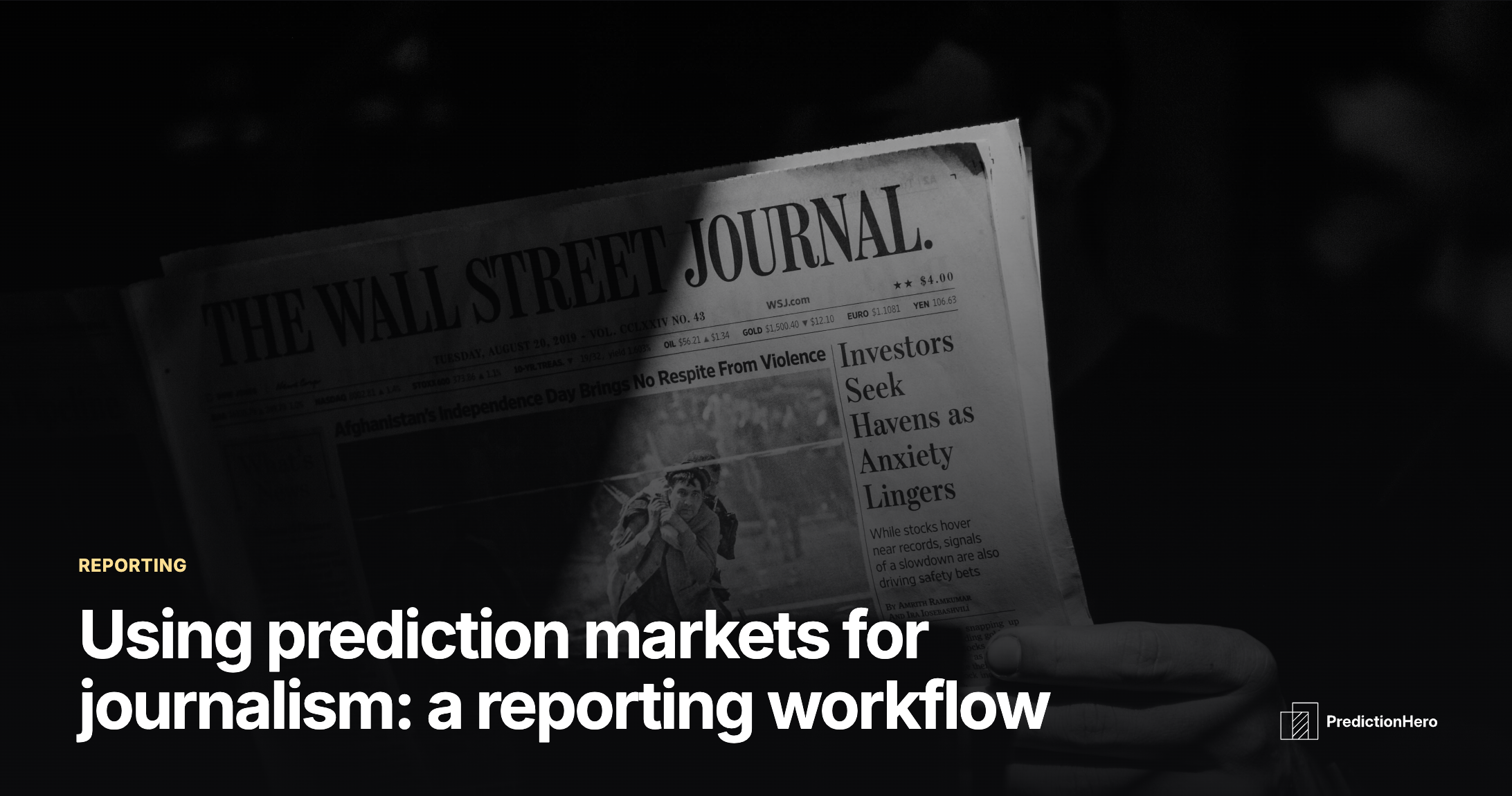PredictionHero article image: Using prediction markets for journalism.