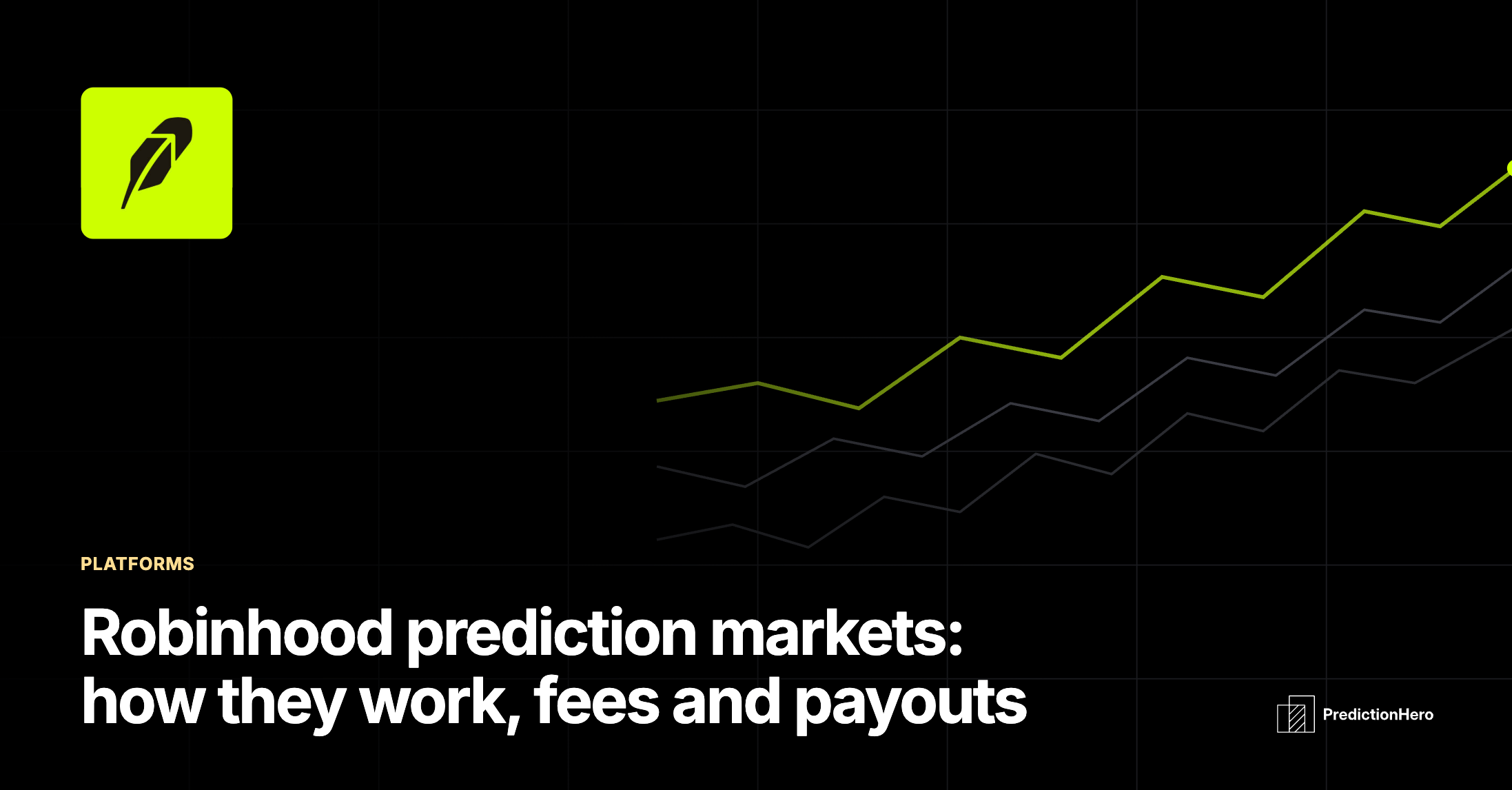 PredictionHero article image: Robinhood prediction markets.