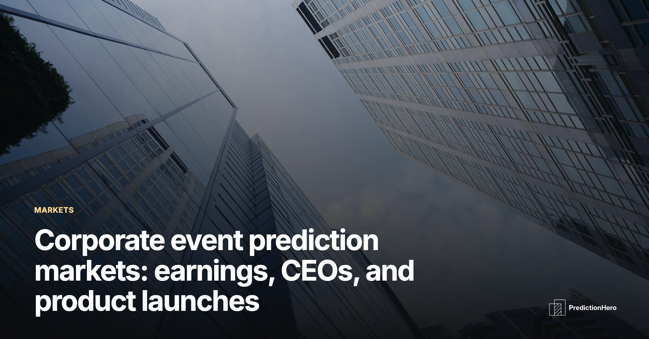 PredictionHero article image: Corporate event prediction markets.