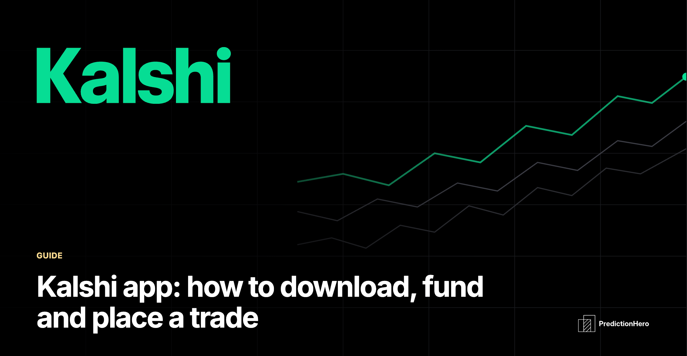 PredictionHero article image: Kalshi app guide.