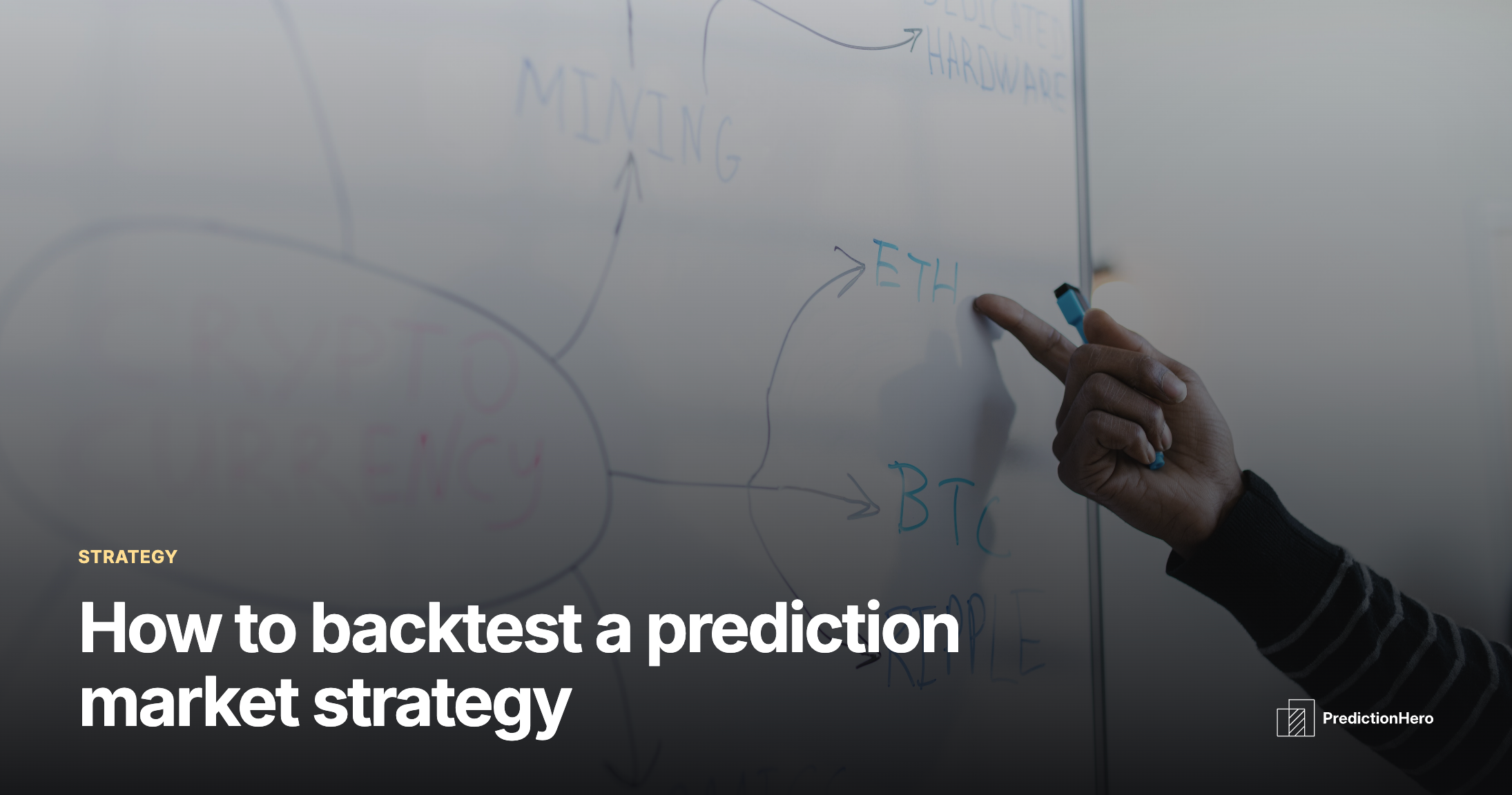 PredictionHero article image: How to backtest a prediction market strategy.