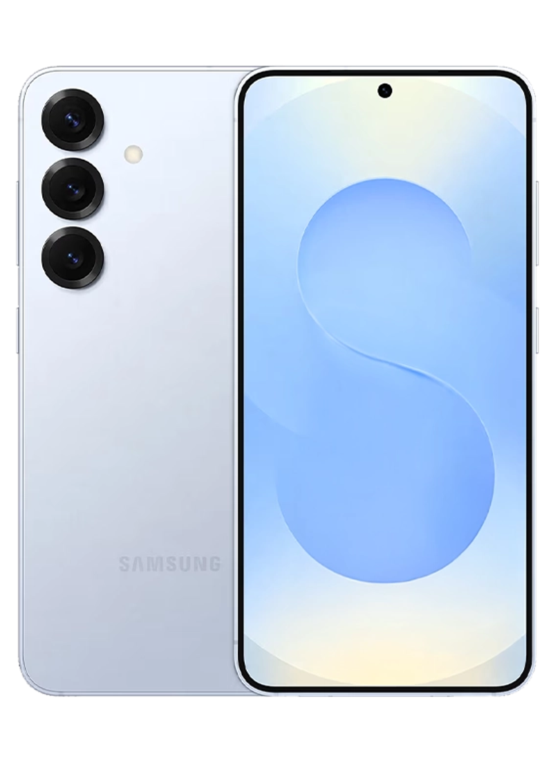 Isblå Samsung Galaxy S25