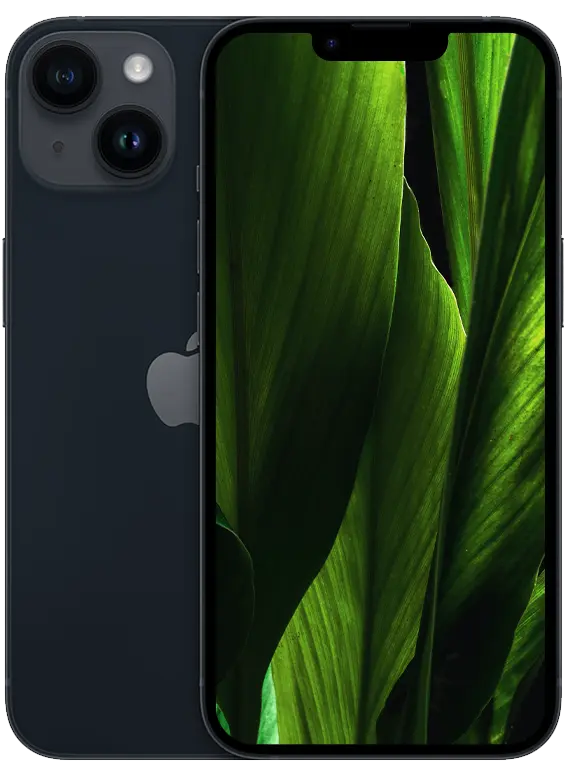 Ny iPhone 14 i svart