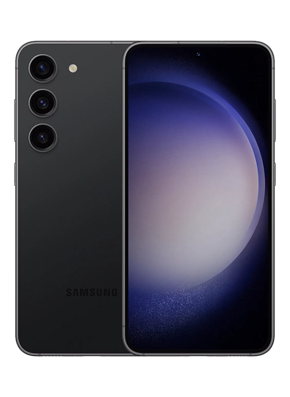 Prenumerera på en helt ny Samsung Galaxy S23 i svart färg