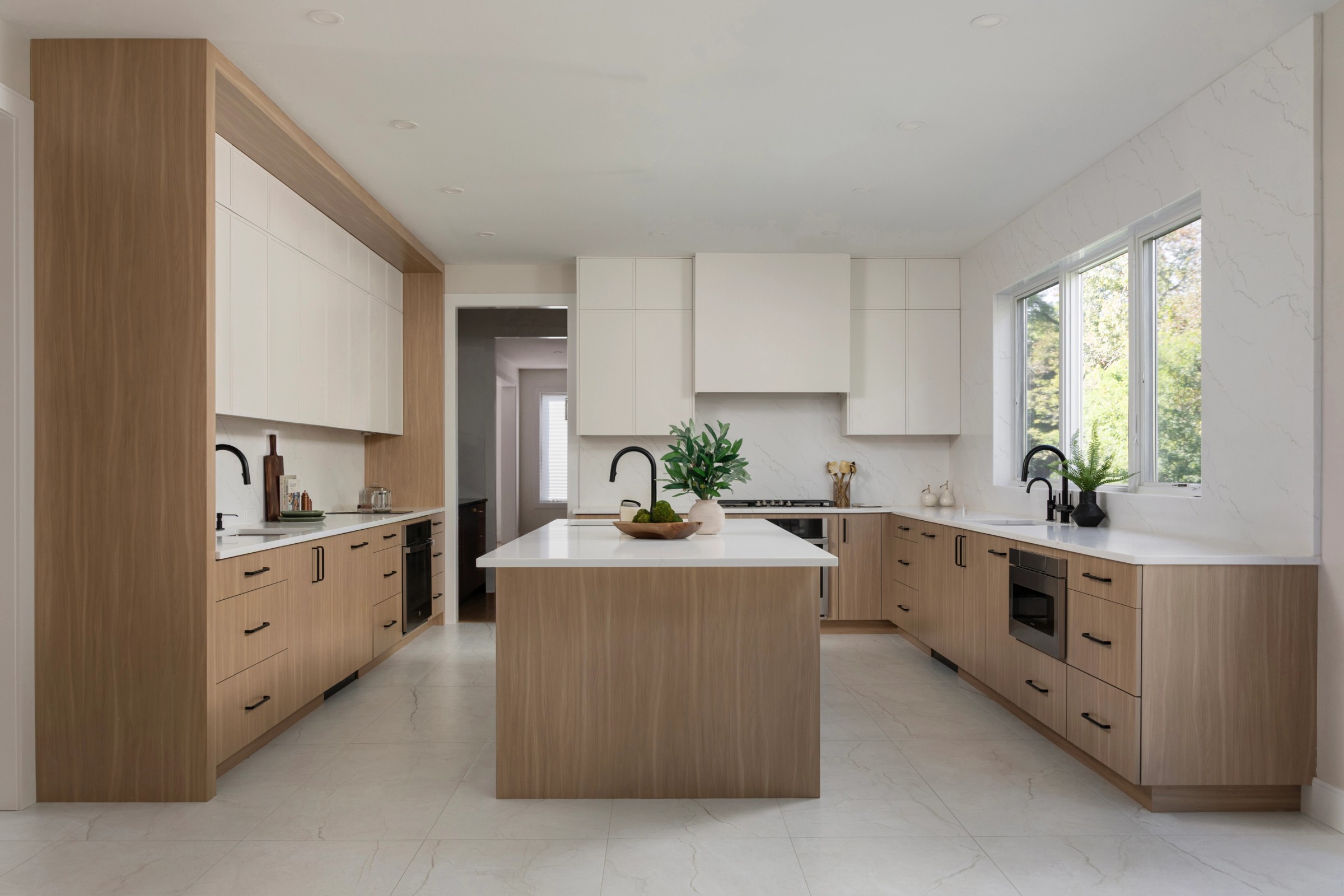 Framed in Contrast kitchen