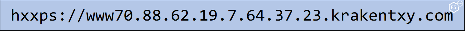 Example of a krakentxy.com domain targeting cryptocurrency users.