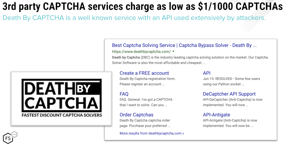 Figure 11: CAPTCHA solving click farms