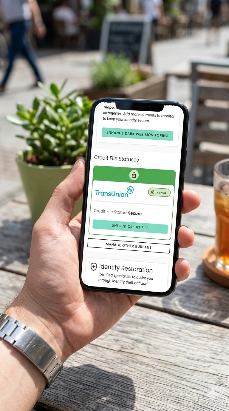 Lock credit with one click.
