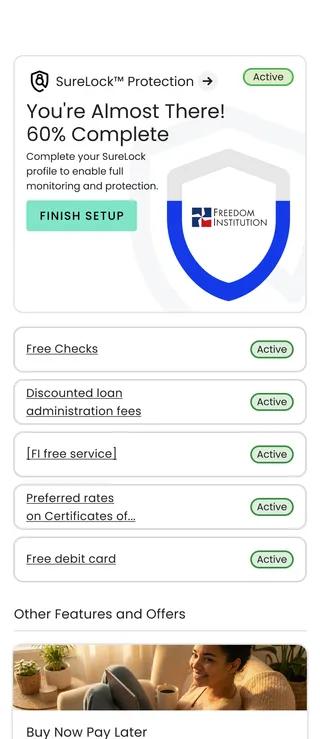 My Feature Dashboard mobile screenshot