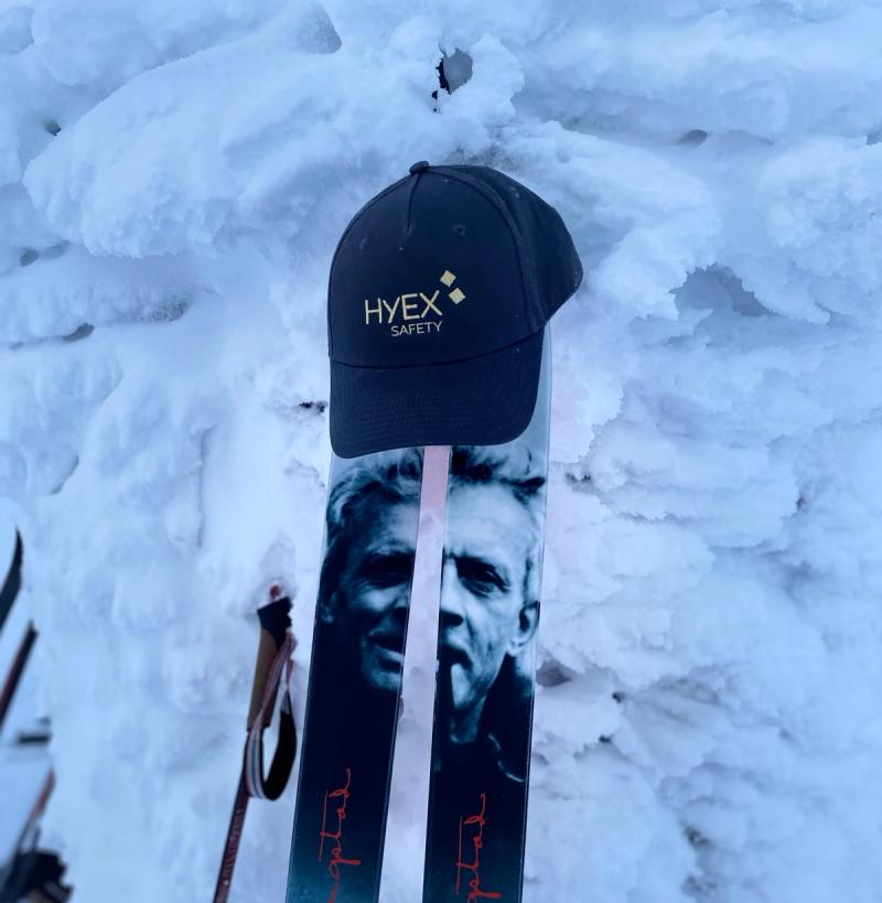HYEX-caps on top of mountain