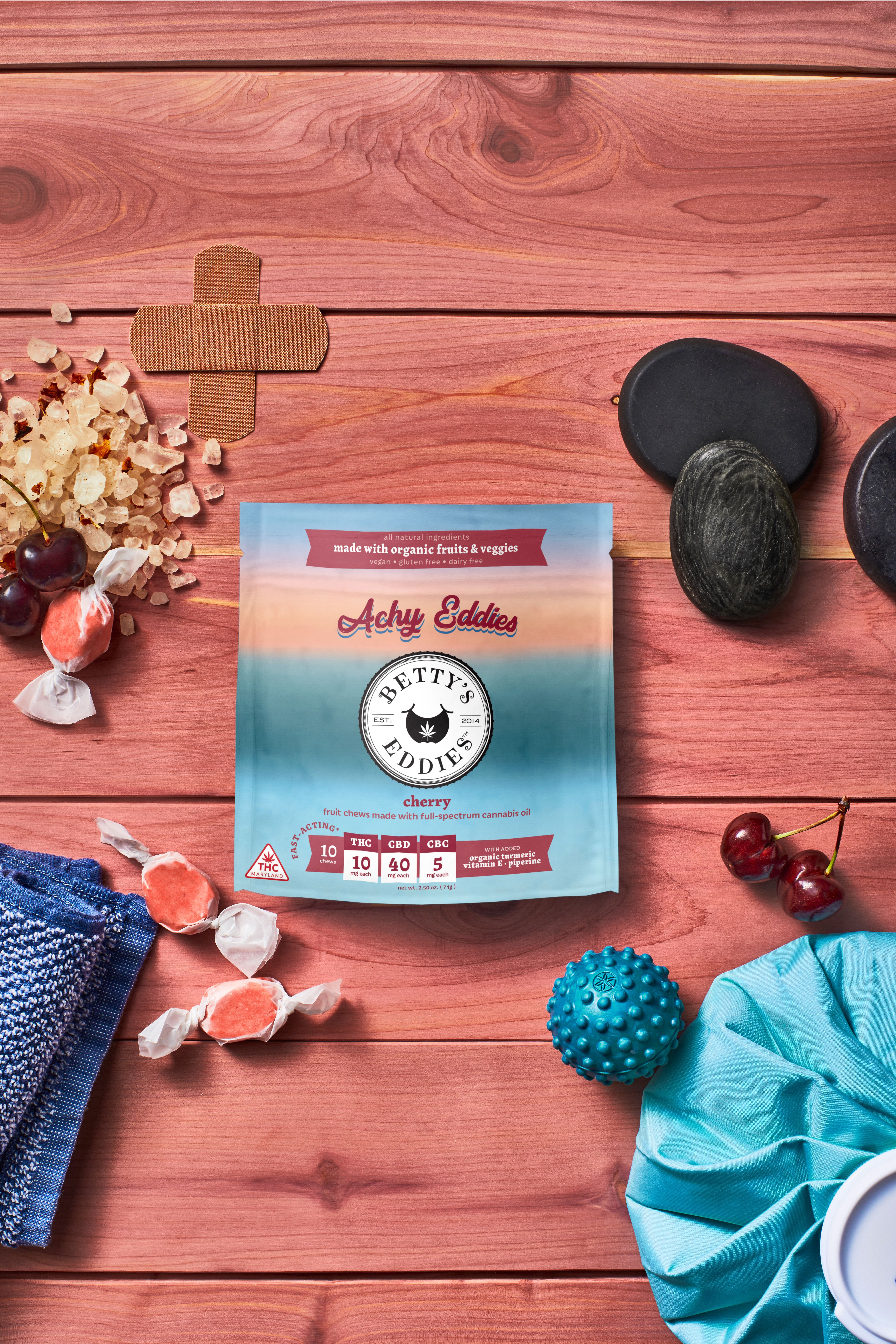 Betty's Eddies Cannabis Fruit Chews - Achy Away Eddies