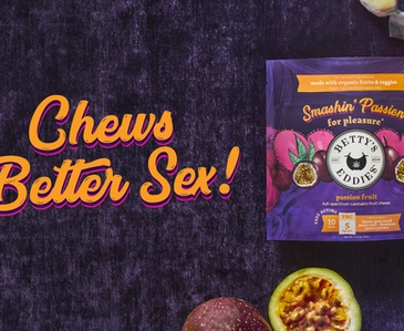 Betty's Eddies Cannabis Fruit Chews Smashin' Passion Aphrodisiac Chews for Pleasure
