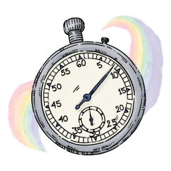 Hand-drawn burning firepit