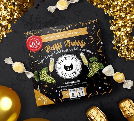 Betty's Eddies Cannabis Fruit Chews for Pain Relief Ache Away Eddies