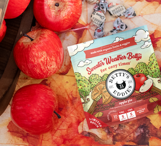 Betty's Eddies Apple Pie Cannabis Fruit Chews for Cozy Times - Sweater Weather Betty's
