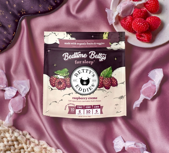Betty's Eddies Cannabis Fruit Chews for Sleep with CBD, CBN