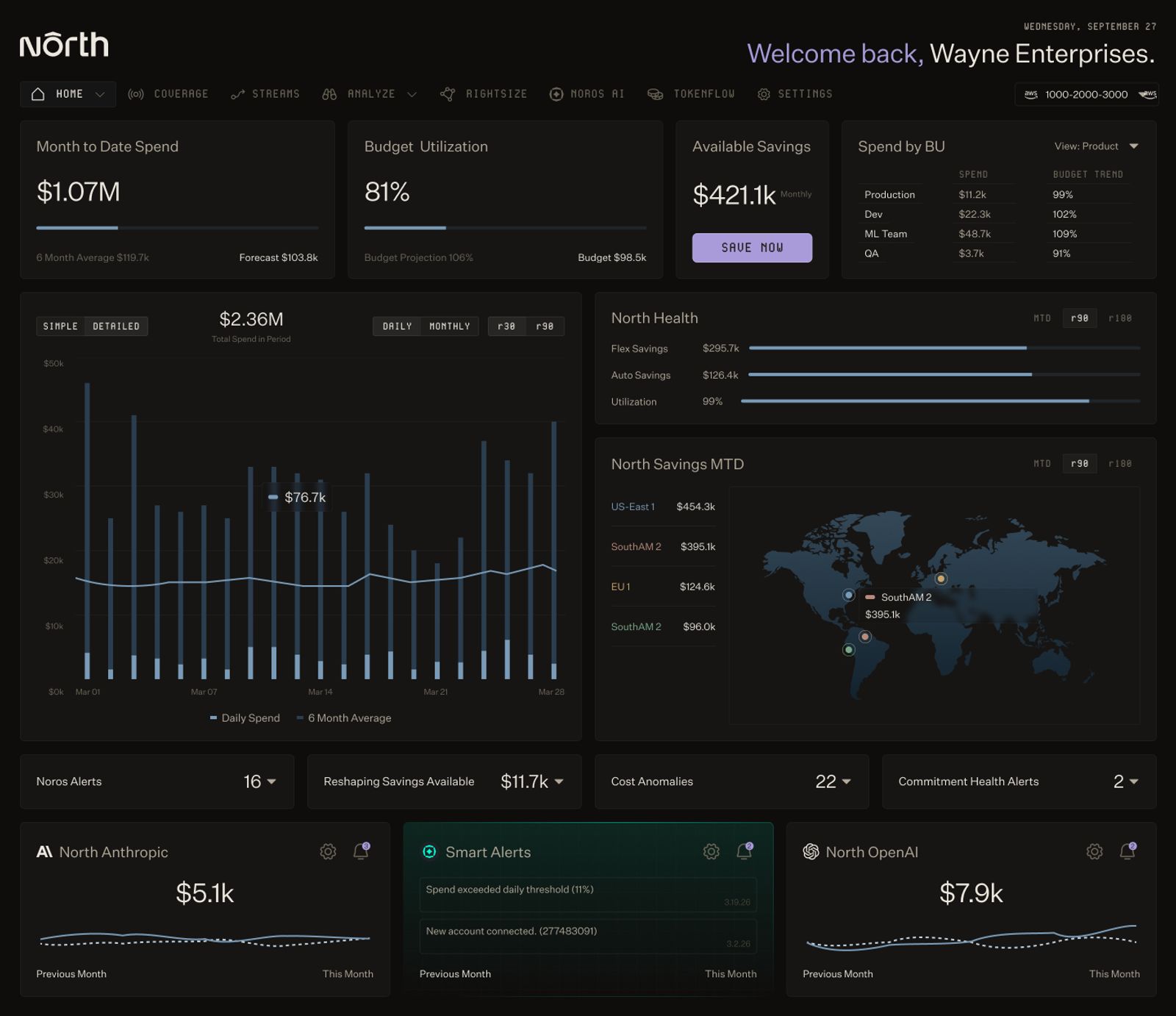 Introducing North v3: Intelligent automation for cloud, AI, and data spend 