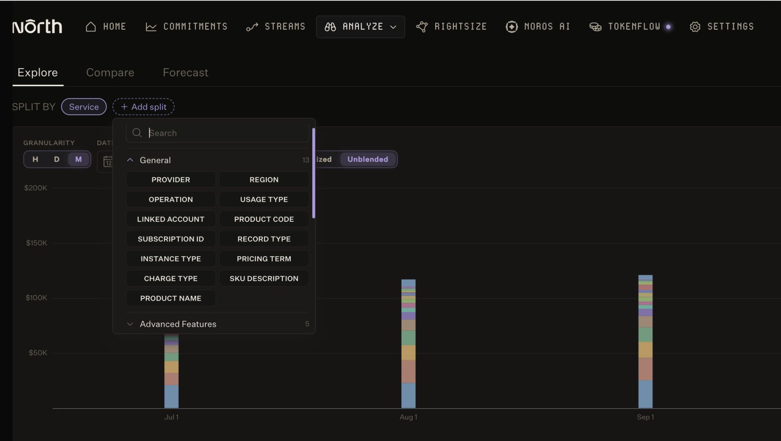 Enhanced visibility: Filter cloud spend by 90+ dimensions