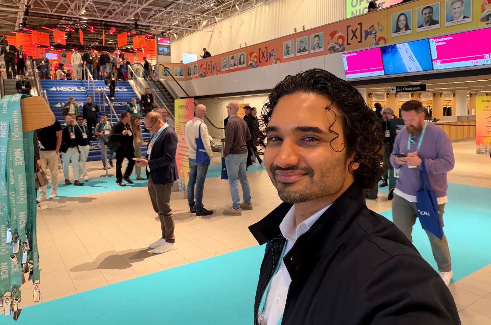 Gopal Trivedi, VP of Sales at North.cloud, at HumanX Amsterdam. 