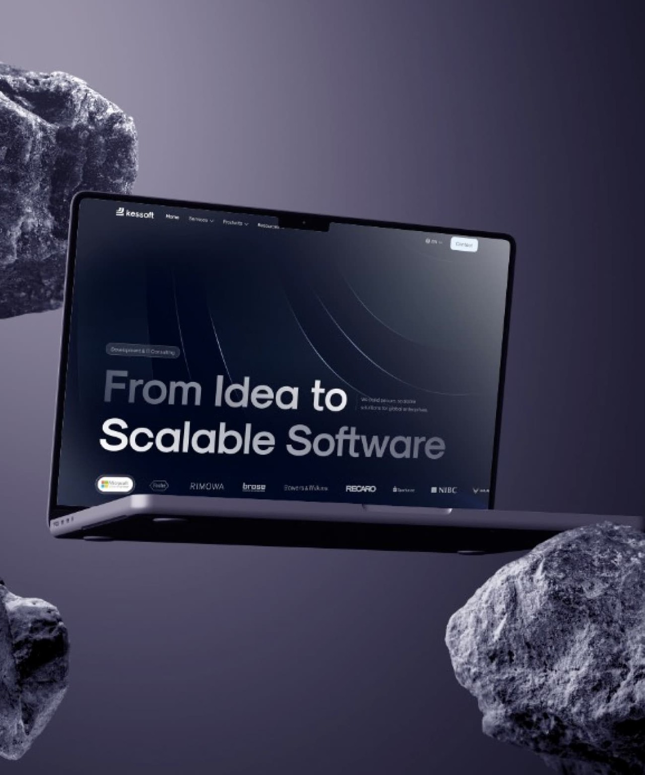 Kessoft - Webflow vývoj pro softwarovou společnost zaměřenou na digitální transformaci