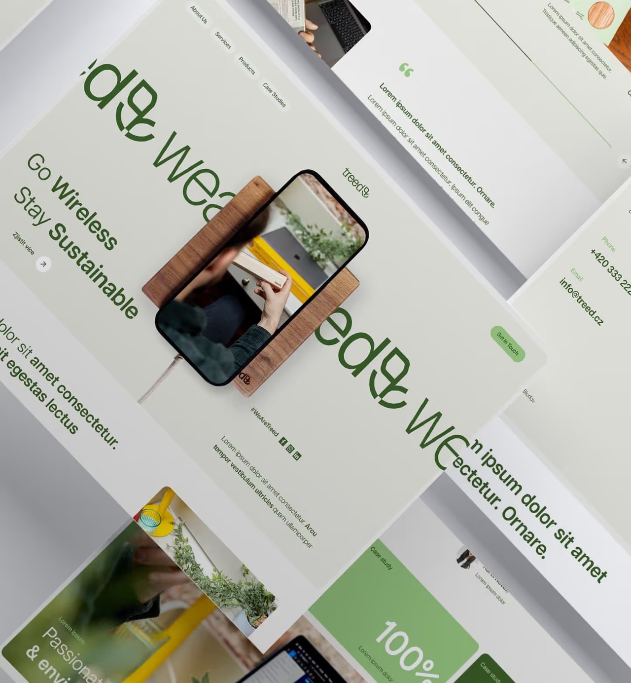 Treed – ukázka moderního webového projektu