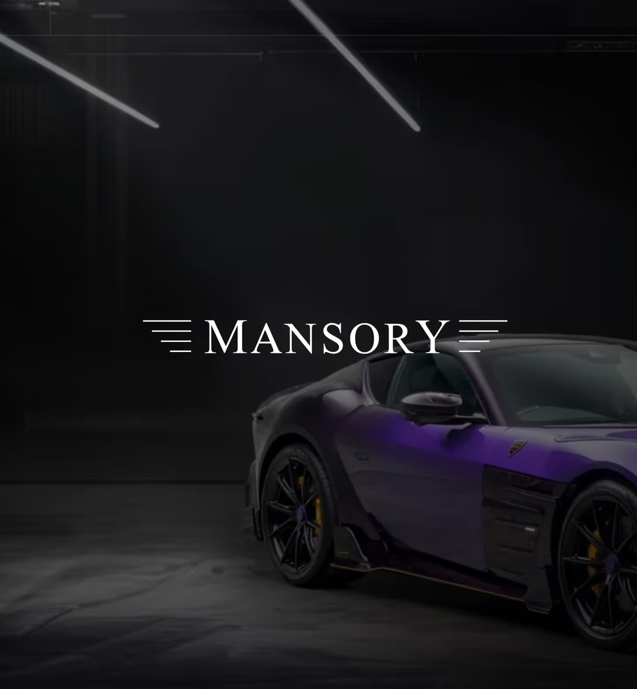 Mansory – ukázka luxusního webového projektu