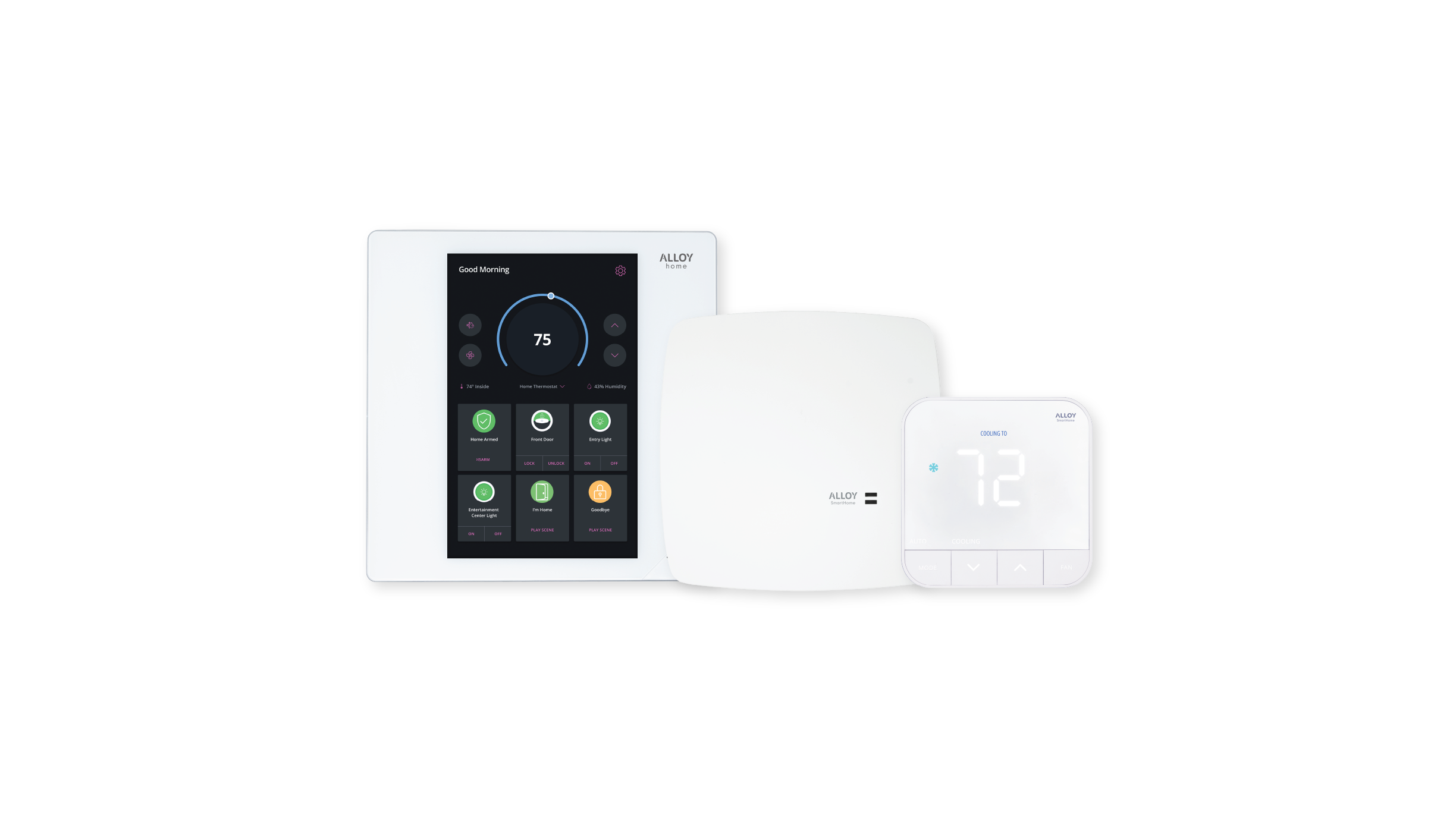 Alloy SmartHome hub options offered by SmartRent