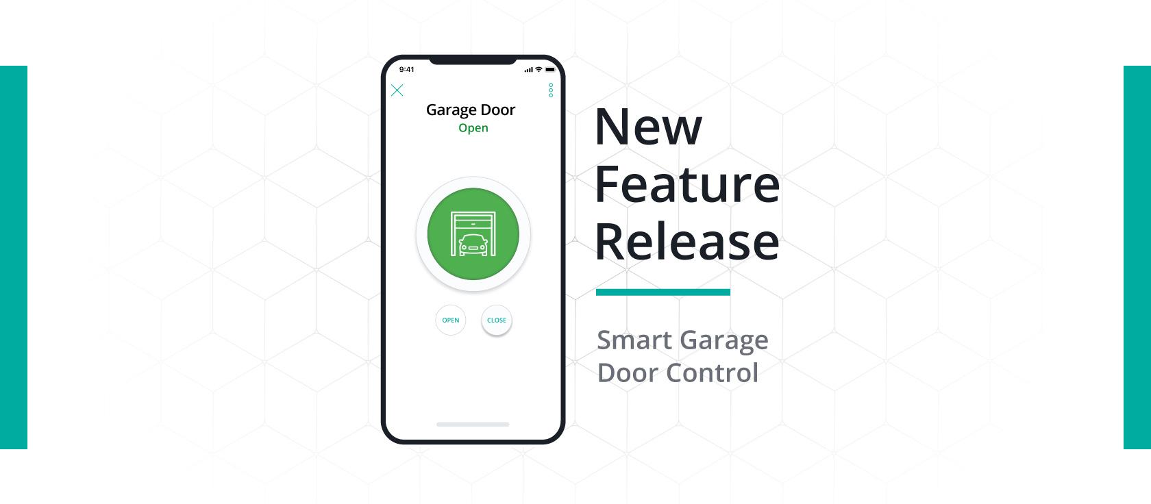 New feature release: smart garage door control